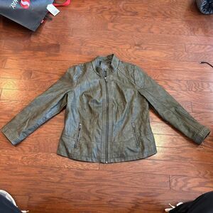 Gallery new york Women's Khaki and Green Jacket